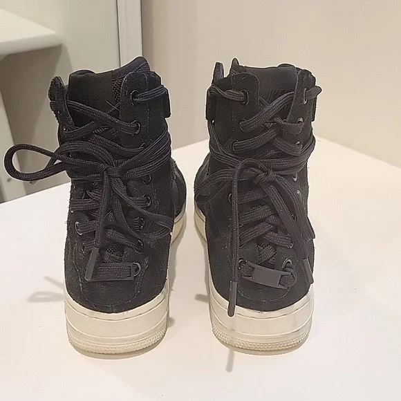 Nike AF1 Rebel XX Black/White Sneaker Boots Size 7 - Picture 4 of 8